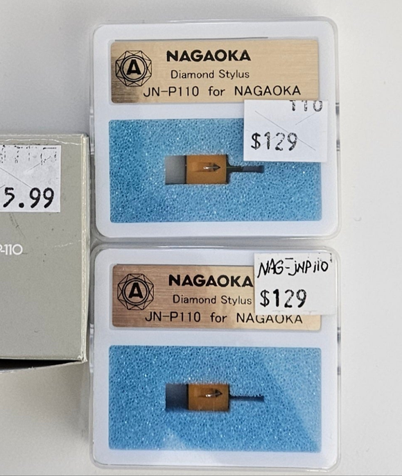Two BNIB Nagaoka Replacement Styli JN-P110 (for MP-110)